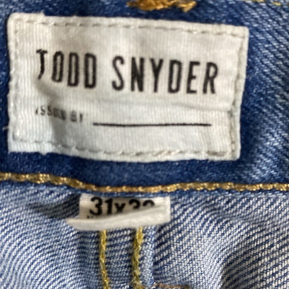 Todd Snyder Men's Light Blue Jeans mens 31X32 slim fit casual office retro Y2K - Picture 8 of 11
